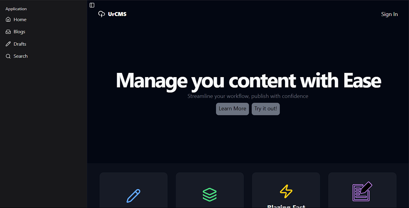 UrCMS - Content Management System